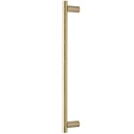 M Marcus Heritage Brass Door Pull Handle 19mm Bar Design 489mm length